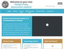 Tablet Screenshot of floridachess.org